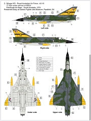 Kinetic 1/48 Mirage IIIO Royal Australian Air Force ARDU