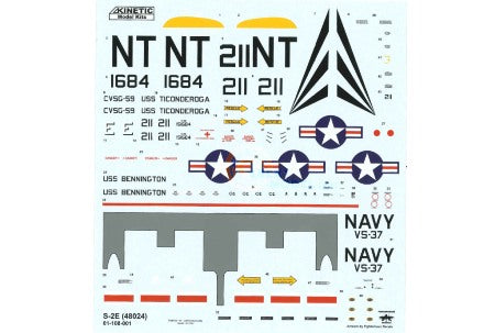 Kinetic 1/48 S-2F Tracker (S-2E / S-2G)