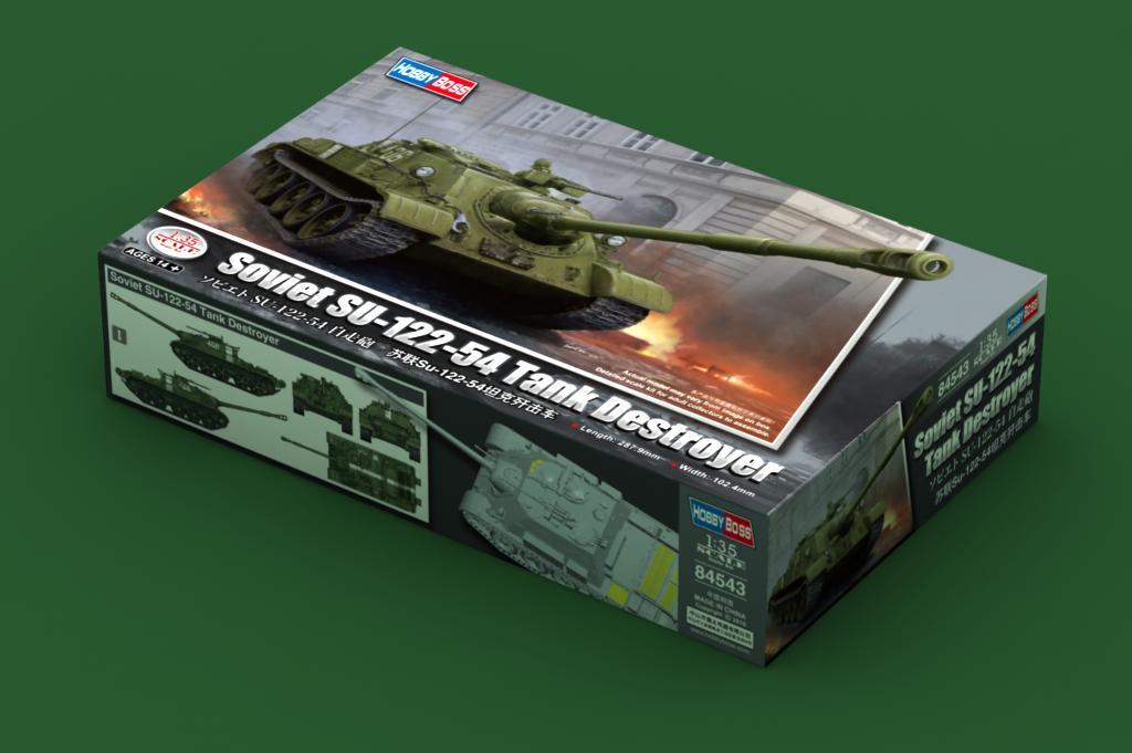 HobbyBoss 1/35 Soviet SU-122-54 Tank Destroyer Plastic Model Kit