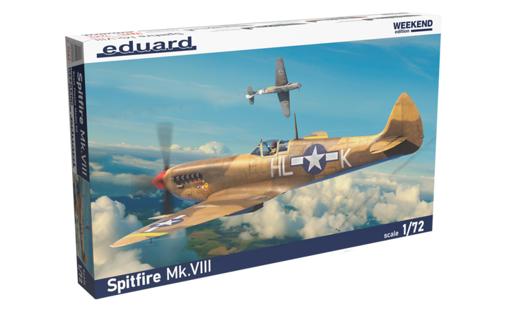 Eduard 1/72 Spitfire Mk.VIII Plastic Model Kit *Aust Decals*