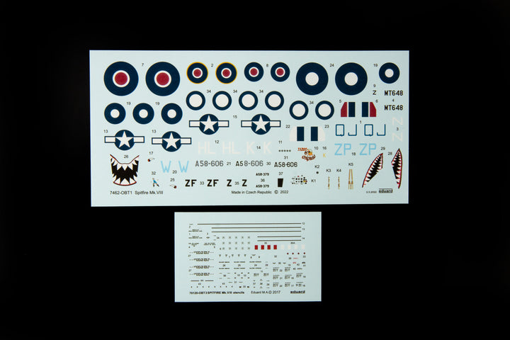 Eduard 1/72 Spitfire Mk.VIII Plastic Model Kit *Aust Decals*