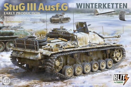 Takom 1/35 StuG.III Ausf.G Early Production w/ Winterketten Model Kit