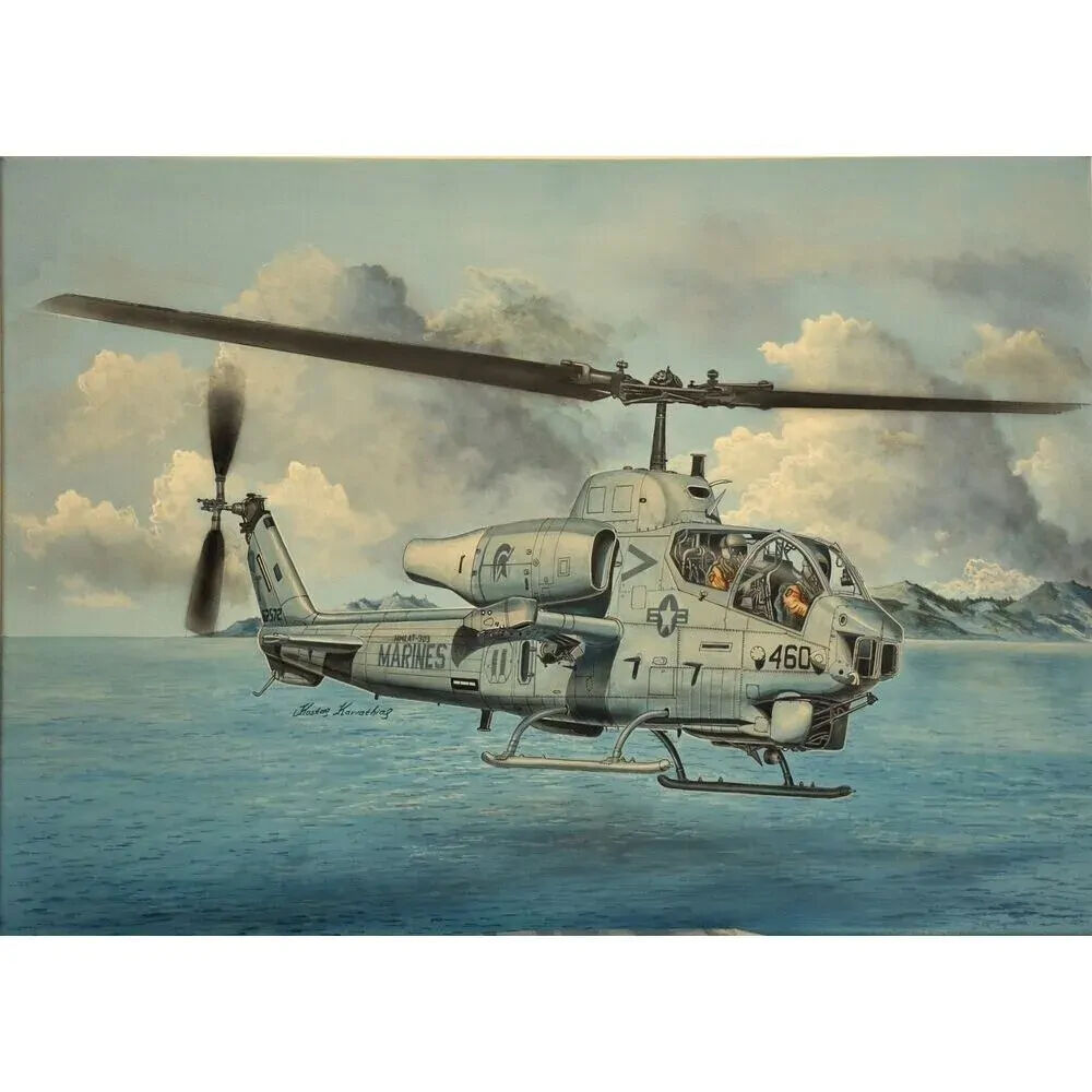 Trumpeter 1/35 AH-1W Super Cobra (Turned Exhaust) Plastic Model Kit