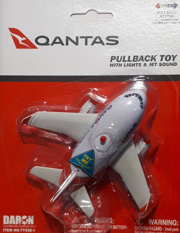 Daron Qantas Pullback Plane w/ Lights & Sound