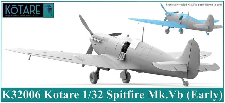 [PRE-ORDER DEPOSIT] K32006 Kotare 1/32 Spitfire Mk.Vb (Early)