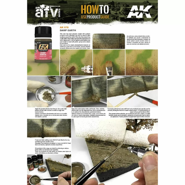 AK Interactive Weathering Products - Damp Earth Effects