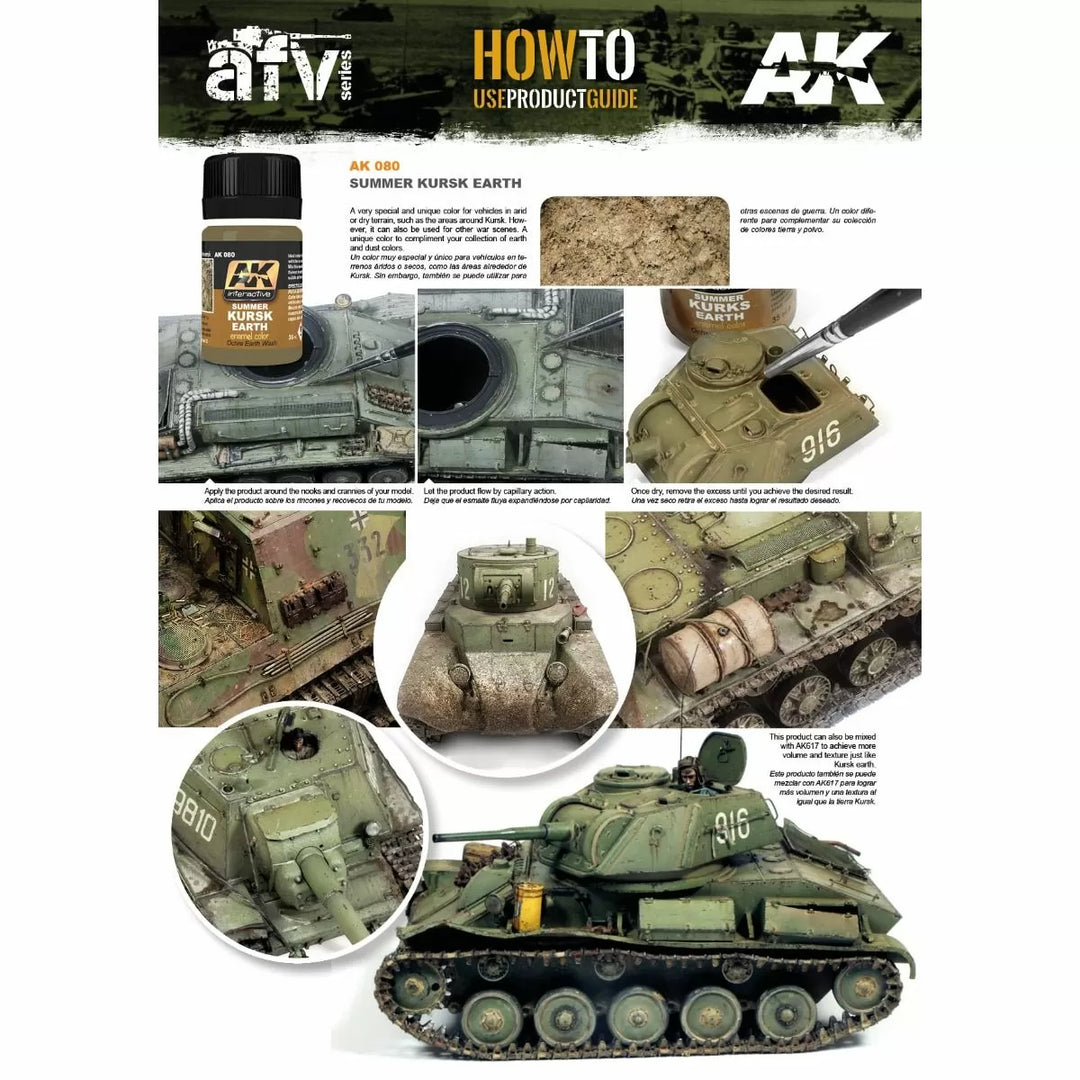 AK Interactive Weathering Products - Summer Kursk Effects