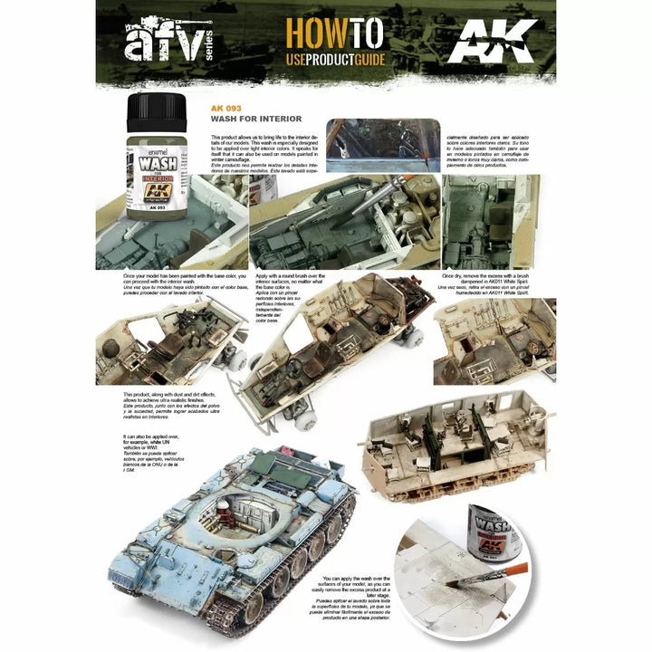 AK Interactive Weathering Products - Interior Wash