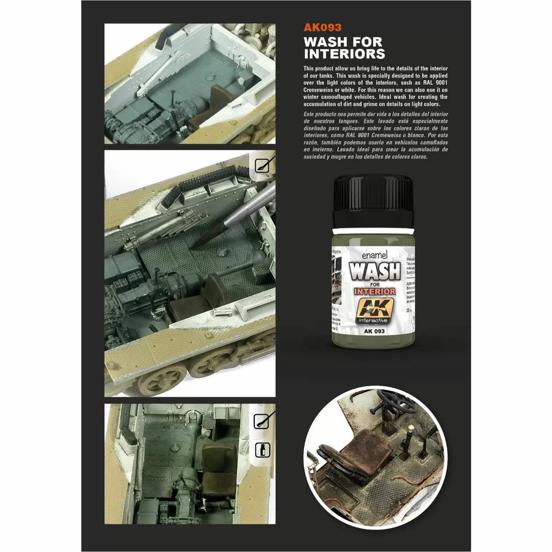 AK Interactive Weathering Products - Interior Wash