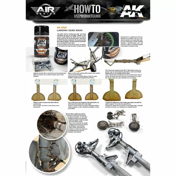 AK Interactive Weathering Products - Landing Gear Wash