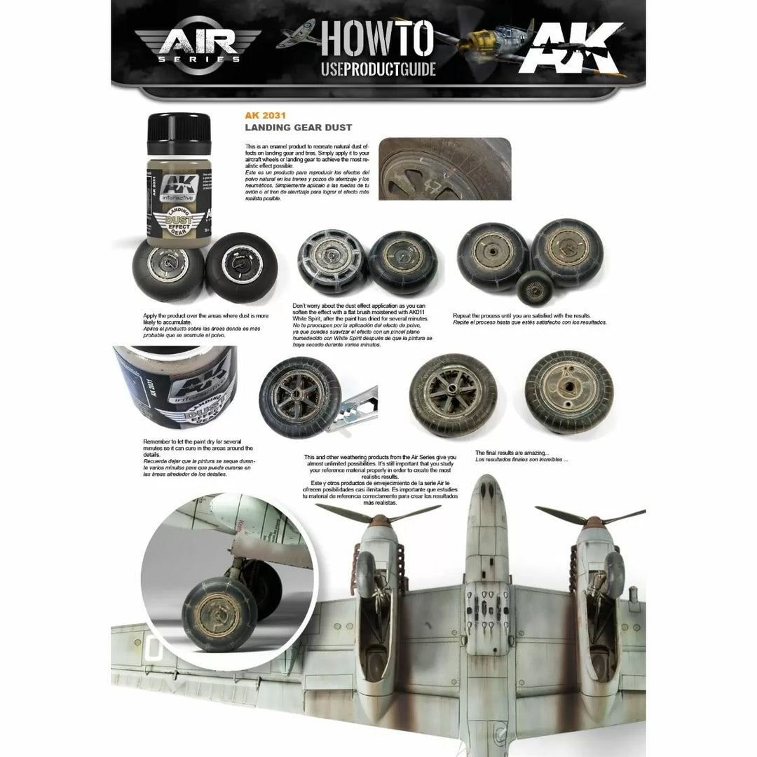 AK Interactive Weathering Products - Landing Gear Dust