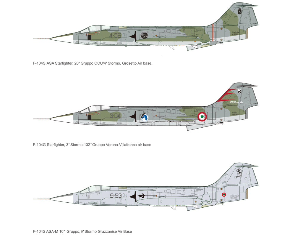 Kinetic 1/48 F-104G/S ASA/M Starfighter Italian Air Force