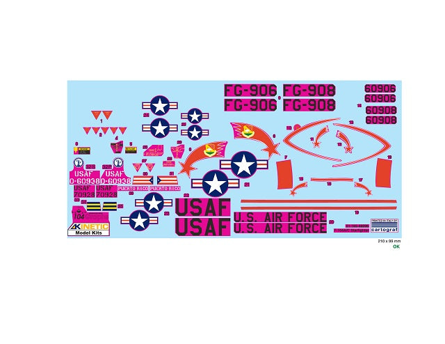 Kinetic 1/48 F-104A/C USAF Starfighter