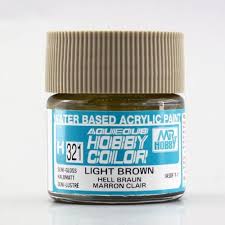 Mr Hobby Aqueous 321 Semi Gloss Light Brown