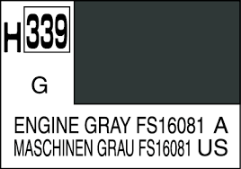 Mr Hobby Aqueous 339 Gloss Engine Grey FS16081