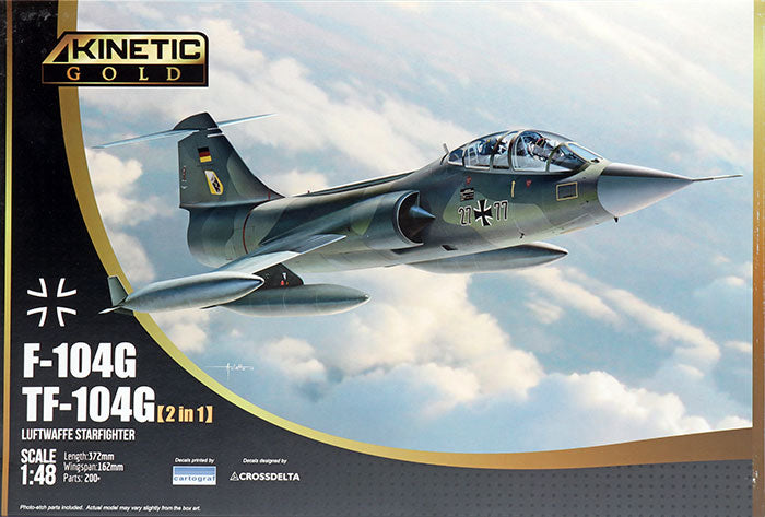 Kinetic 1/48 TF-104G / F-104G Luftwaffe Starfighter (2 in 1)