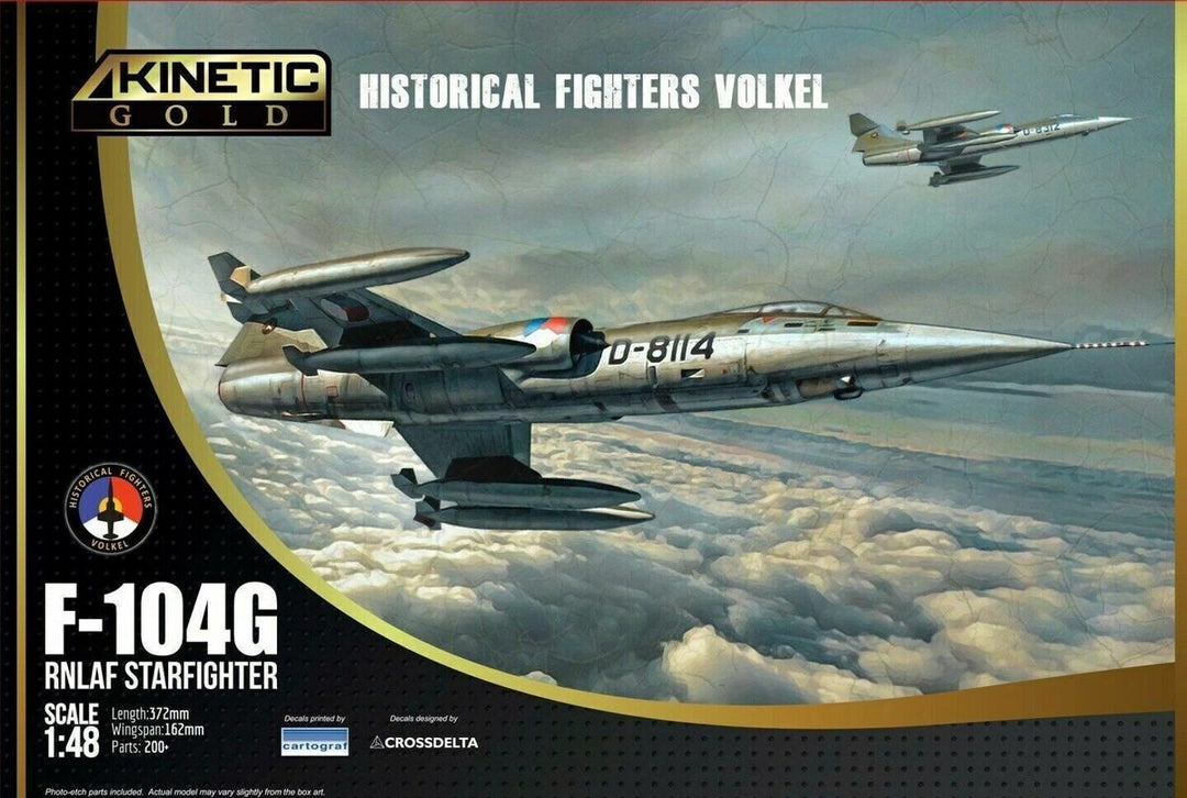 Kinetic 1/48 F-104G RNLAF Starfighter Historical Fighters Volkel