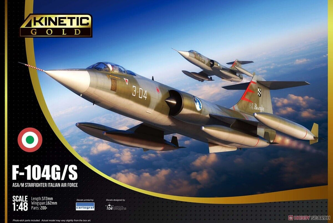 Kinetic 1/48 F-104G/S ASA/M Starfighter Italian Air Force