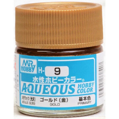 Mr Hobby Aqueous Metallic Gloss Gold