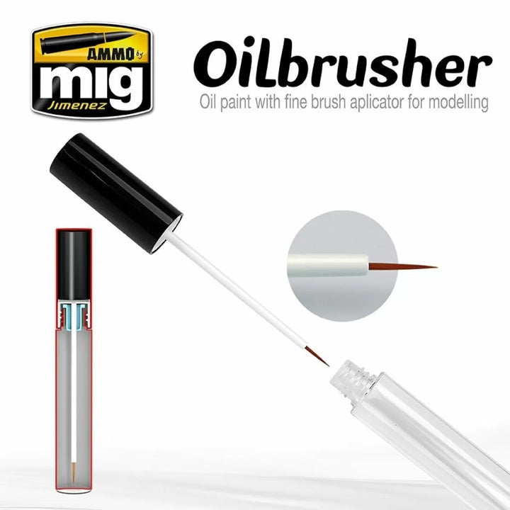Ammo by MIG Oilbrusher Aluminium